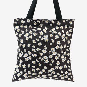 Ardene Floral Black Tote Bag